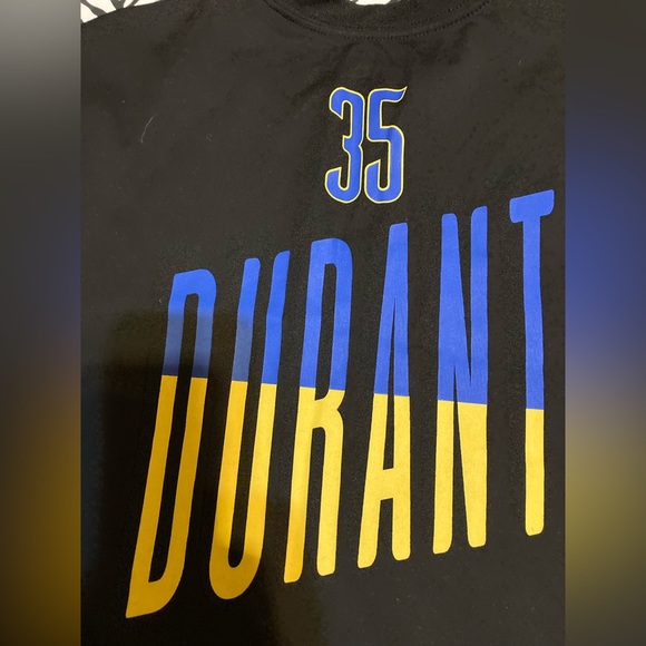 Men’s Licensed NBA Golden State Warriors Kevin Durant Short Sleeve Tee - Picture 7 of 7